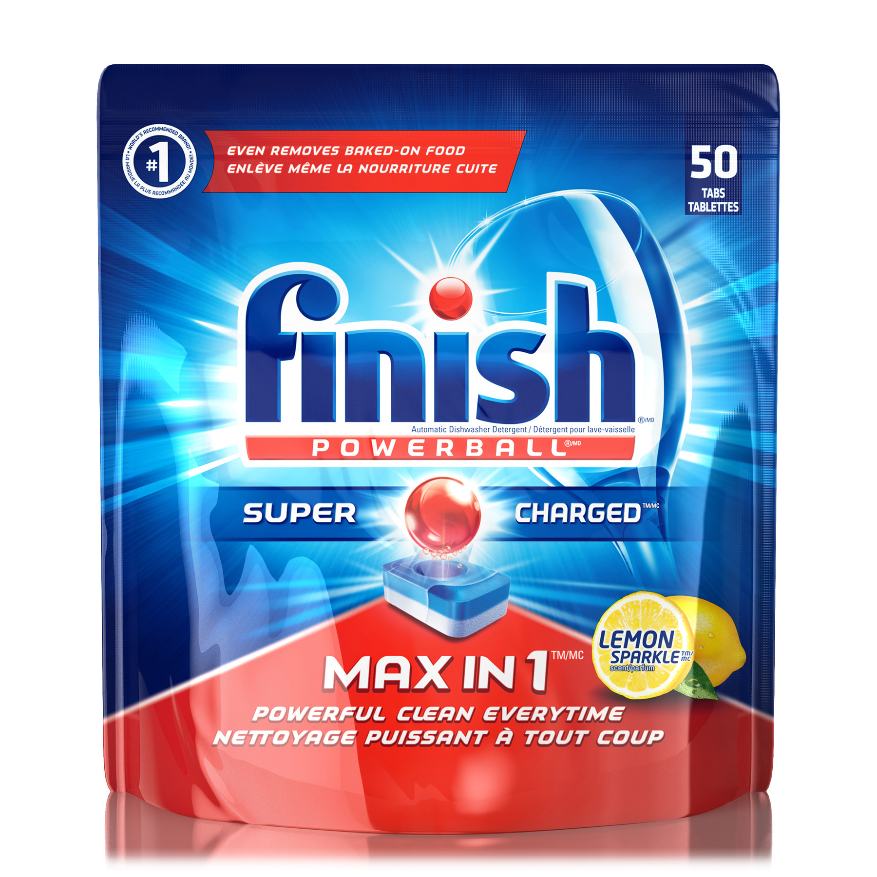 FINISH® Powerball® Max In 1™ Lemon Sparkle Tablets (Canada)